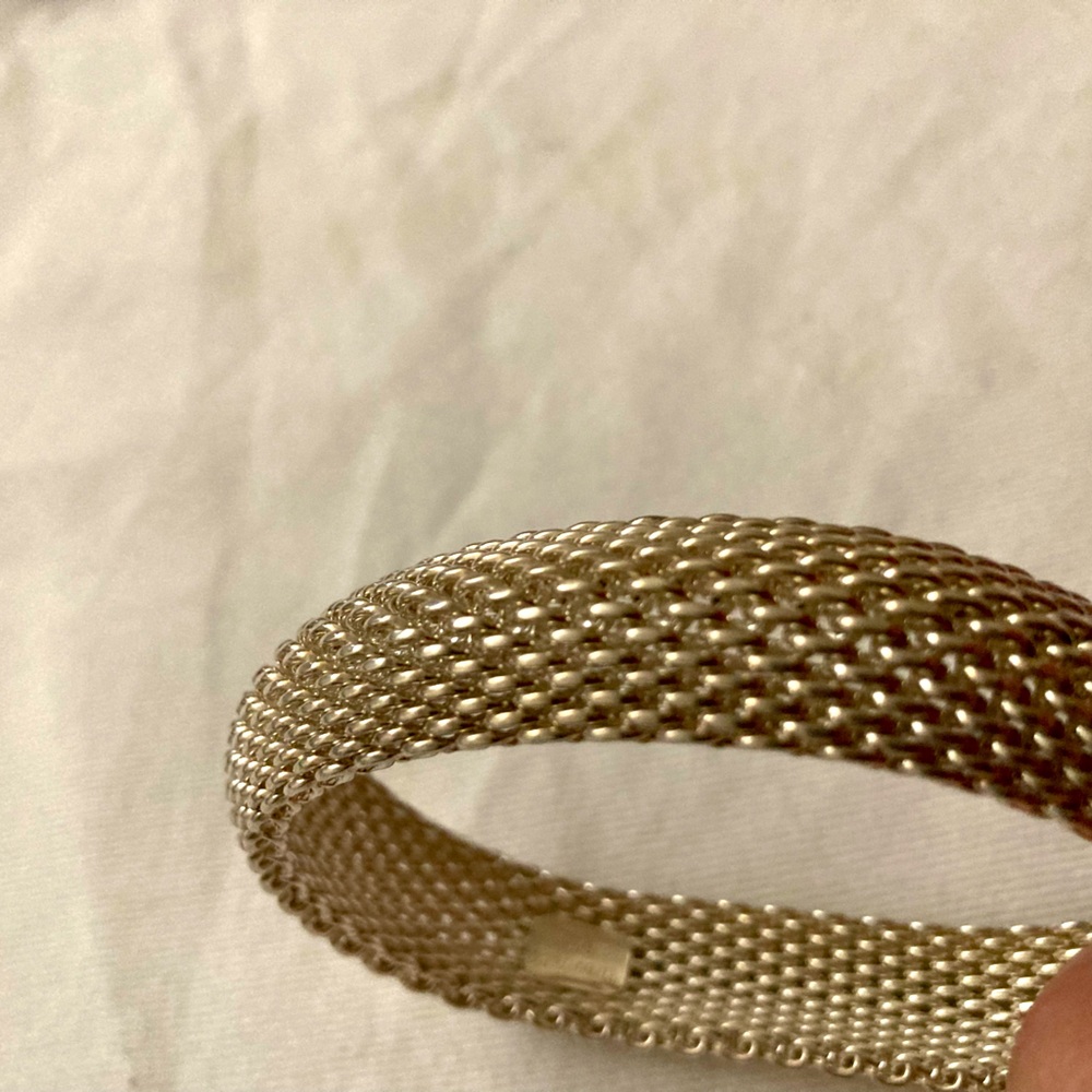 Tiffany mesh bracelet 925 sterling silver